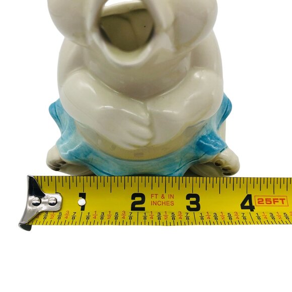 Vintage Quon Quon Dancing Polar Bear Ceramic Creamer Pitcher Tutu Japan - Picture 10 of 11